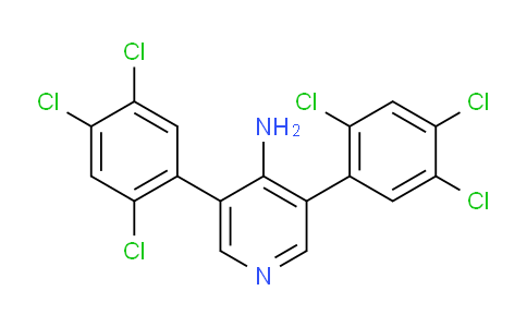4-Amino-3,5-bis(2,4,5-trichlorophenyl)pyridine