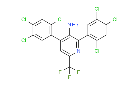 3-Amino-2,4-bis(2,4,5-trichlorophenyl)-6-(trifluoromethyl)pyridine