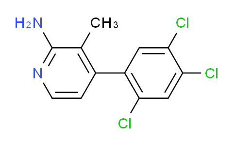 2-Amino-3-methyl-4-(2,4,5-trichlorophenyl)pyridine