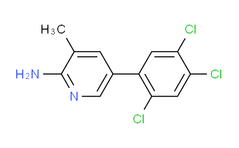 2-Amino-3-methyl-5-(2,4,5-trichlorophenyl)pyridine