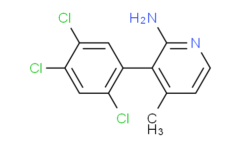 2-Amino-4-methyl-3-(2,4,5-trichlorophenyl)pyridine
