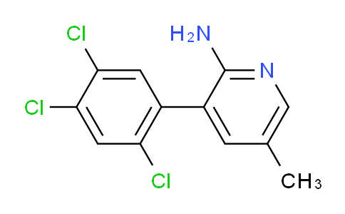 2-Amino-5-methyl-3-(2,4,5-trichlorophenyl)pyridine