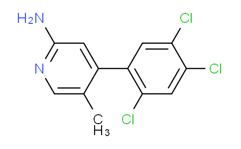 2-Amino-5-methyl-4-(2,4,5-trichlorophenyl)pyridine
