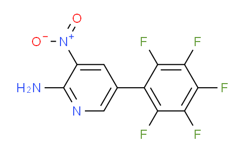2-Amino-3-nitro-5-(perfluorophenyl)pyridine