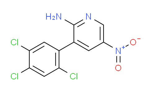 2-Amino-5-nitro-3-(2,4,5-trichlorophenyl)pyridine