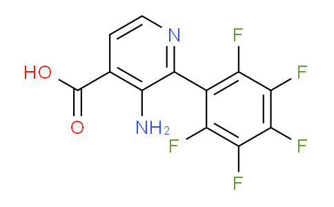 3-Amino-2-(perfluorophenyl)isonicotinic acid