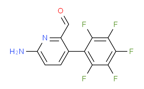 AM51163 | 1259478-49-3 | 6-Amino-3-(perfluorophenyl)picolinaldehyde