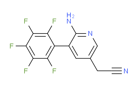 AM51181 | 1259478-23-3 | 2-Amino-3-(perfluorophenyl)pyridine-5-acetonitrile