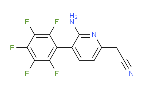 AM51182 | 1259477-65-0 | 2-Amino-3-(perfluorophenyl)pyridine-6-acetonitrile