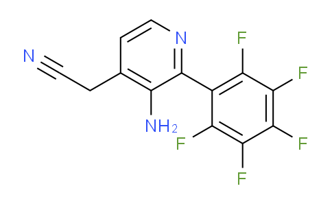 AM51185 | 1259478-25-5 | 3-Amino-2-(perfluorophenyl)pyridine-4-acetonitrile