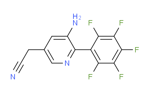 AM51186 | 1259479-44-1 | 3-Amino-2-(perfluorophenyl)pyridine-5-acetonitrile