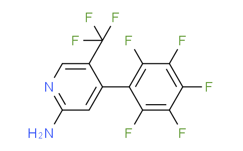 2-Amino-4-(perfluorophenyl)-5-(trifluoromethyl)pyridine