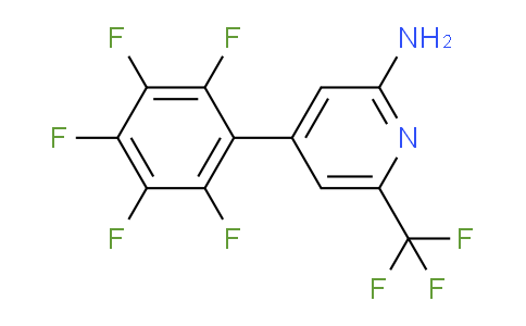 2-Amino-4-(perfluorophenyl)-6-(trifluoromethyl)pyridine