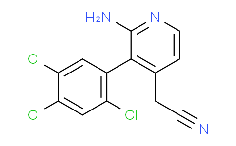 AM51246 | 1261858-74-5 | 2-Amino-3-(2,4,5-trichlorophenyl)pyridine-4-acetonitrile