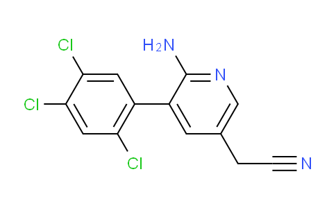AM51247 | 1261789-87-0 | 2-Amino-3-(2,4,5-trichlorophenyl)pyridine-5-acetonitrile