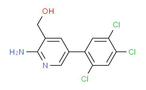 2-Amino-5-(2,4,5-trichlorophenyl)pyridine-3-methanol