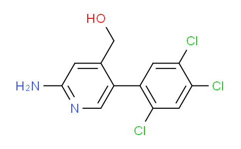 2-Amino-5-(2,4,5-trichlorophenyl)pyridine-4-methanol