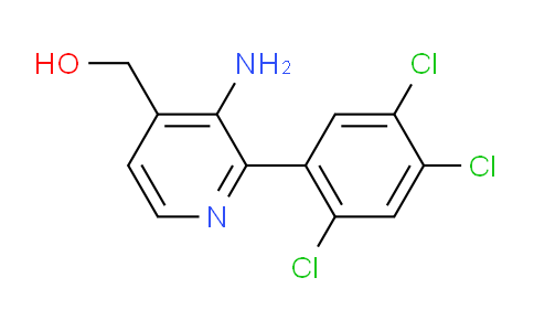 3-Amino-2-(2,4,5-trichlorophenyl)pyridine-4-methanol