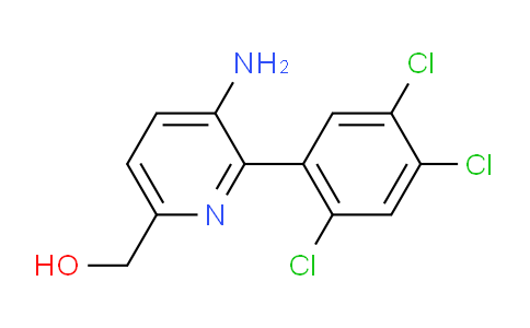 3-Amino-2-(2,4,5-trichlorophenyl)pyridine-6-methanol