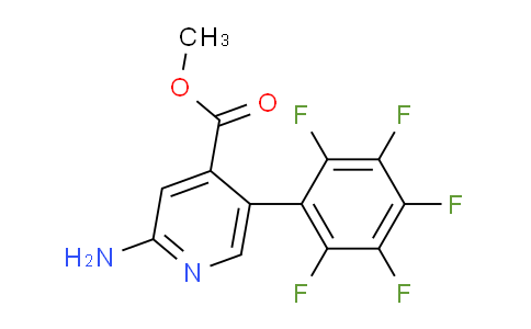 Methyl 2-amino-5-(perfluorophenyl)isonicotinate