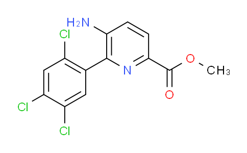 Methyl 5-amino-6-(2,4,5-trichlorophenyl)picolinate