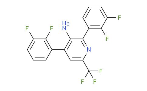 3-Amino-2,4-bis(2,3-difluorophenyl)-6-(trifluoromethyl)pyridine