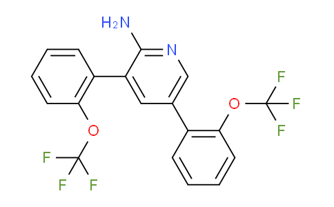 2-Amino-3,5-bis(2-(trifluoromethoxy)phenyl)pyridine