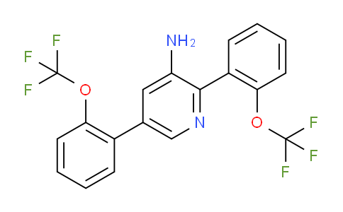 AM51320 | 1261684-71-2 | 3-Amino-2,5-bis(2-(trifluoromethoxy)phenyl)pyridine