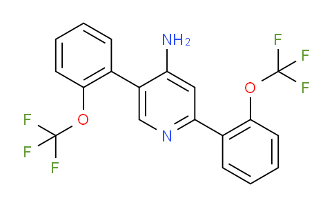 AM51326 | 1261457-47-9 | 4-Amino-2,5-bis(2-(trifluoromethoxy)phenyl)pyridine