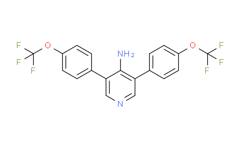 4-Amino-3,5-bis(4-(trifluoromethoxy)phenyl)pyridine