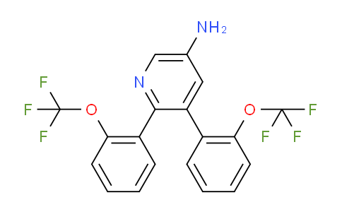 5-Amino-3,2-bis(2-(trifluoromethoxy)phenyl)pyridine