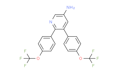 5-Amino-3,2-bis(4-(trifluoromethoxy)phenyl)pyridine