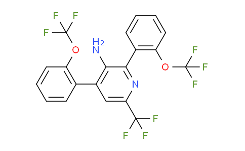 AM51341 | 1261479-43-9 | 3-Amino-2,4-bis(2-(trifluoromethoxy)phenyl)-6-(trifluoromethyl)pyridine