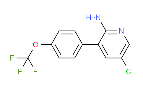 AM51353 | 1261458-14-3 | 2-Amino-5-chloro-3-(4-(trifluoromethoxy)phenyl)pyridine