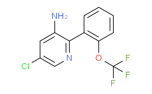 AM51357 | 1261684-92-7 | 3-Amino-5-chloro-2-(2-(trifluoromethoxy)phenyl)pyridine