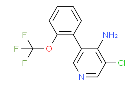 AM51360 | 1261875-46-0 | 4-Amino-3-chloro-5-(2-(trifluoromethoxy)phenyl)pyridine