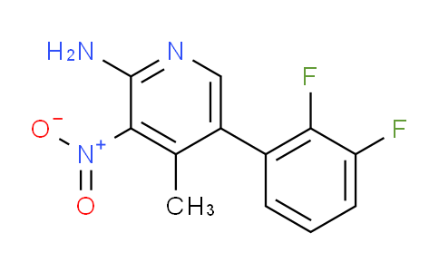 2-Amino-5-(2,3-difluorophenyl)-4-methyl-3-nitropyridine
