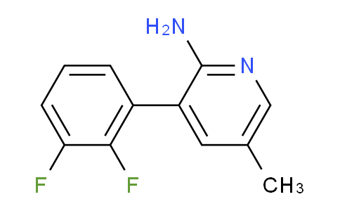 2-Amino-3-(2,3-difluorophenyl)-5-methylpyridine