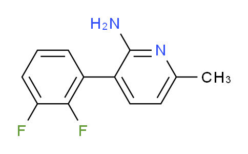 2-Amino-3-(2,3-difluorophenyl)-6-methylpyridine