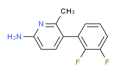 6-Amino-3-(2,3-difluorophenyl)-2-methylpyridine