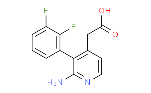 2-Amino-3-(2,3-difluorophenyl)pyridine-4-acetic acid