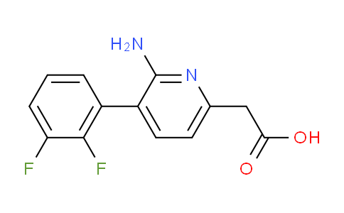 2-Amino-3-(2,3-difluorophenyl)pyridine-6-acetic acid