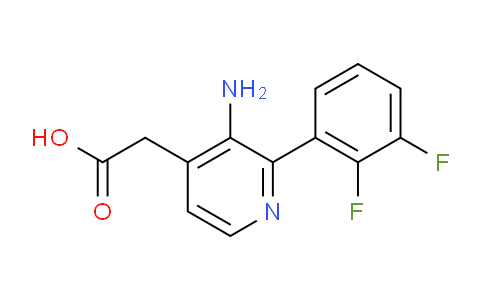 3-Amino-2-(2,3-difluorophenyl)pyridine-4-acetic acid