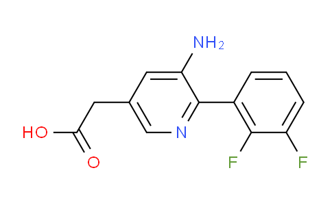 3-Amino-2-(2,3-difluorophenyl)pyridine-5-acetic acid