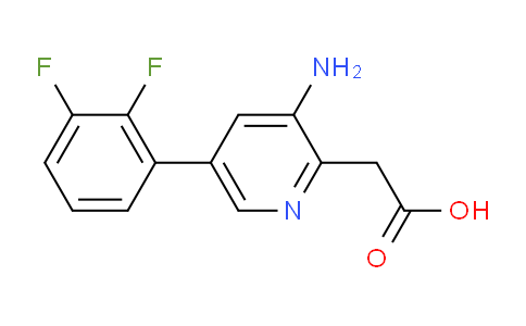 3-Amino-5-(2,3-difluorophenyl)pyridine-2-acetic acid