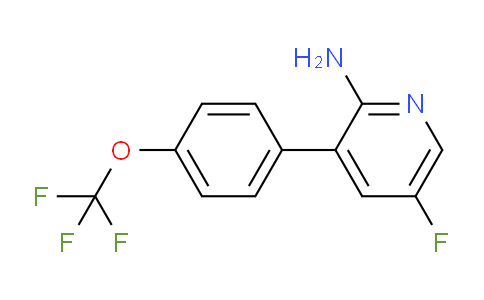 AM51478 | 1261650-97-8 | 2-Amino-5-fluoro-3-(4-(trifluoromethoxy)phenyl)pyridine