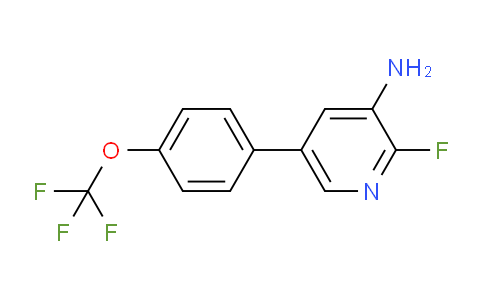 AM51481 | 1261780-46-4 | 3-Amino-2-fluoro-5-(4-(trifluoromethoxy)phenyl)pyridine