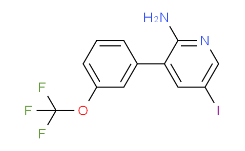 AM51498 | 1261454-24-3 | 2-Amino-5-iodo-3-(3-(trifluoromethoxy)phenyl)pyridine