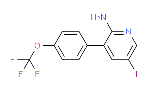 AM51499 | 1261651-64-2 | 2-Amino-5-iodo-3-(4-(trifluoromethoxy)phenyl)pyridine