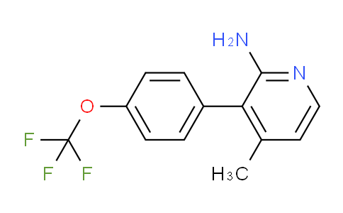 AM51522 | 1261502-34-4 | 2-Amino-4-methyl-3-(4-(trifluoromethoxy)phenyl)pyridine